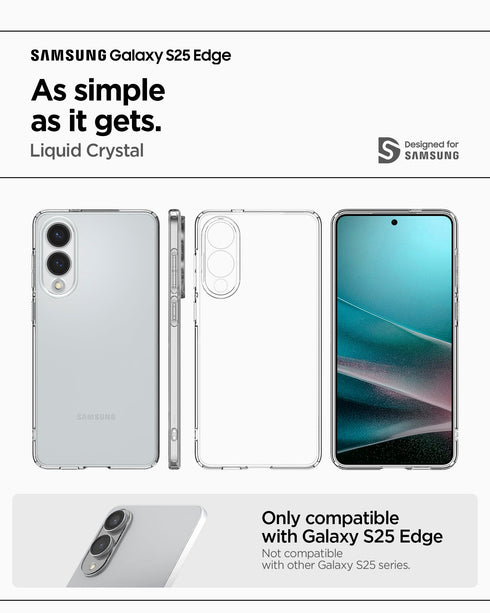 Spigen Galaxy S25 Edge Case – Liquid Crystal